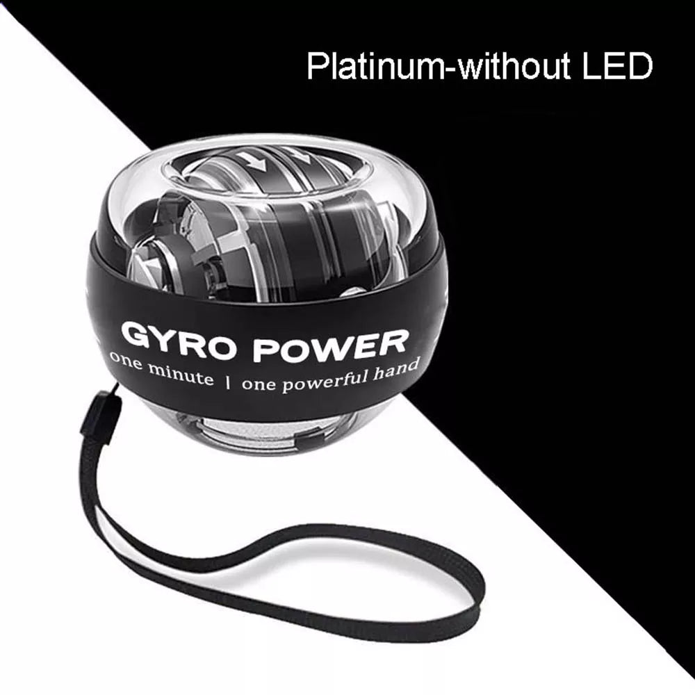 LED Powerball Gyroscopic Power Wrist Ball Self-starting Gyro Ball Gyroball Arm Hand Muscle Force Trainer Exercise Strengthener - Too-Eazy