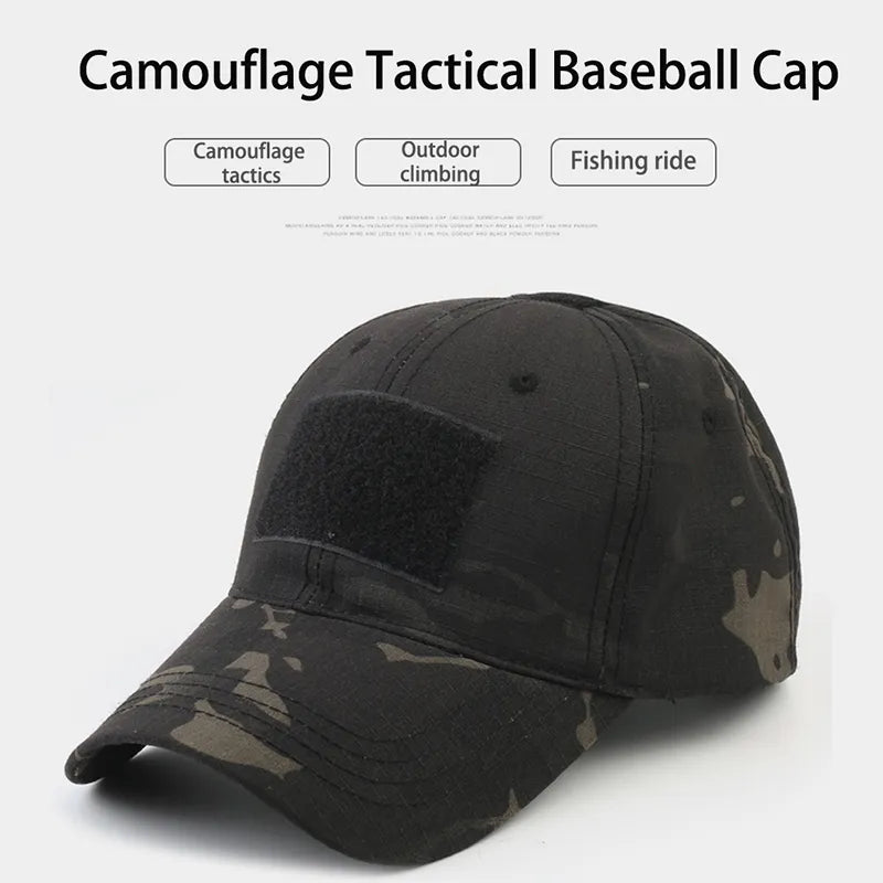 1PCS Military Baseball Caps Camouflage Tactical Army Soldier Combat Paintball Adjustable Summer Snapback Sun Hats Men Women - Too-Eazy