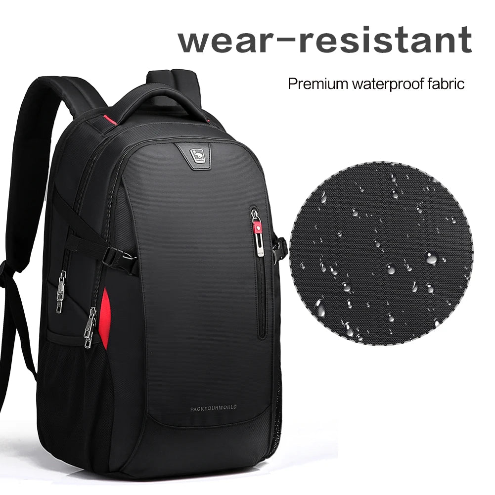 OIWAS Laptop Backpacks 14 Inch School Bags Waterproof Nylon 29L Casual Shoulder Bagpack Travel Teenage Men's Backpack Mochila - Too-Eazy