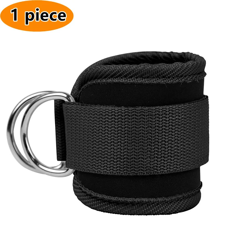 Gym Ankle Straps Double D-Ring Adjustable Neoprene Padded Cuffs Ankle Weight Leg Training Brace Support Sport Safety Abductors - Too-Eazy