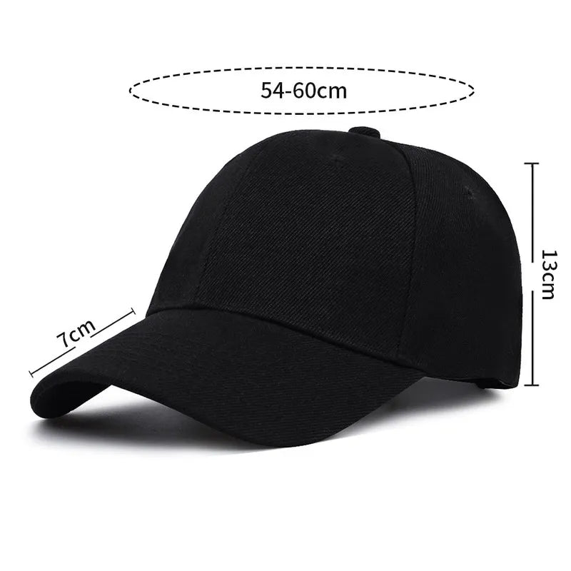 Men Women Multiple Colour Baseball Cap Peaked Cap Solid Color Adjustable Unisex Spring Summer Dad Hat Shade Sport Baseball Hats - Too-Eazy