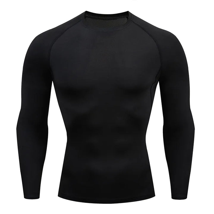 Men Workout Long Sleeve T- shirt Spring Autumn Gym Running Sport Men's T-shirts Fitness Sportswear Outdoor Tops For Men Clothes - Too-Eazy