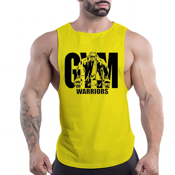 Gym Clothing Men Tank Top Sleeveless Shirt Basketball Outdoor Fashion Leisure Breathable Four Seasons Quick Dry Y2k Sport Fnaf