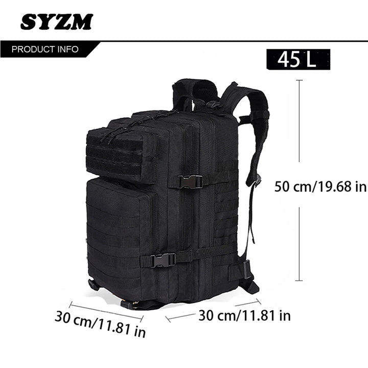 SYZM 50L/30L Hiking Backpack Outdoor Sport Camping Backpack Multifunctional Hunting Fishing Backpack Military Tactical Back Pack - Too-Eazy