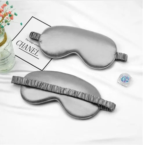 Imitated Silk Eye Patch Shading Sleep Eye Mask Eyepatch Travel Relax Cover Eyeshade Health Sleeping Shield Eye Care Tools - Too-Eazy