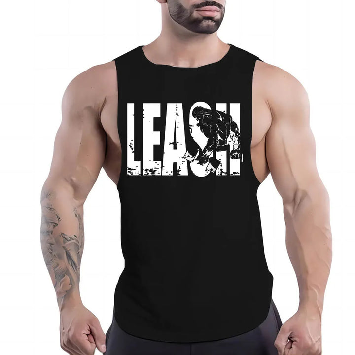 Gym Clothing Men Tank Top Sleeveless Shirt Basketball Outdoor Fashion Leisure Breathable Four Seasons Quick Dry Y2k Sport Fnaf