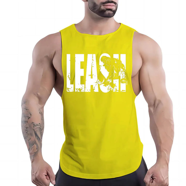 Gym Clothing Men Tank Top Sleeveless Shirt Basketball Outdoor Fashion Leisure Breathable Four Seasons Quick Dry Y2k Sport Fnaf