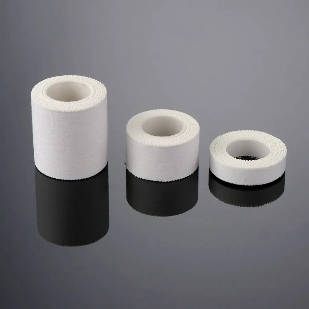 1PC Medical Waterproof Cotton White Premium Adhesive Tape Sport Binding Strain Injury Care Support Physio Muscle Elastic Bandage