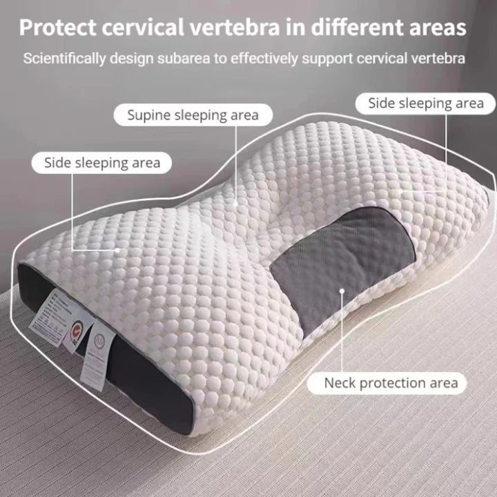 Cervical Orthopedic Neck Pillow Help Sleep And Protect The Pillow Neck Household Soybean Fiber SPA Massage Pillow For Sleeping - Too-Eazy