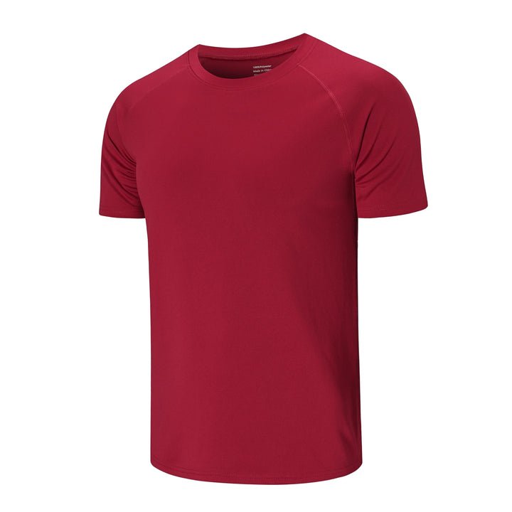 Mens Running Shirts, Workout Tops Men Sport Fitness Shirts Gym Tops Men Crew Neck Breathable T-Shirt