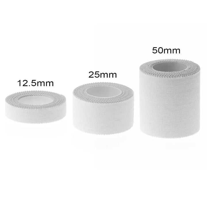 1PC Medical Waterproof Cotton White Premium Adhesive Tape Sport Binding Strain Injury Care Support Physio Muscle Elastic Bandage