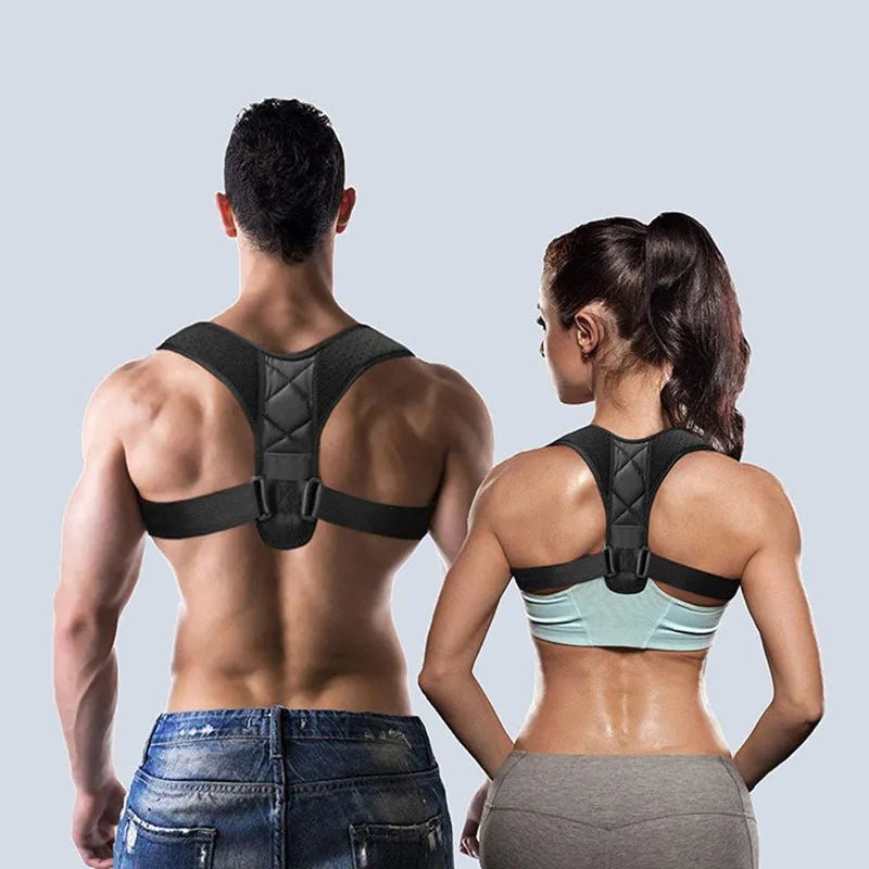 Adjustable Clavicle Posture Corrector Men Woemen Upper Back Brace Shoulder Lumbar Support Belt Corset Posture Correction - Too-Eazy