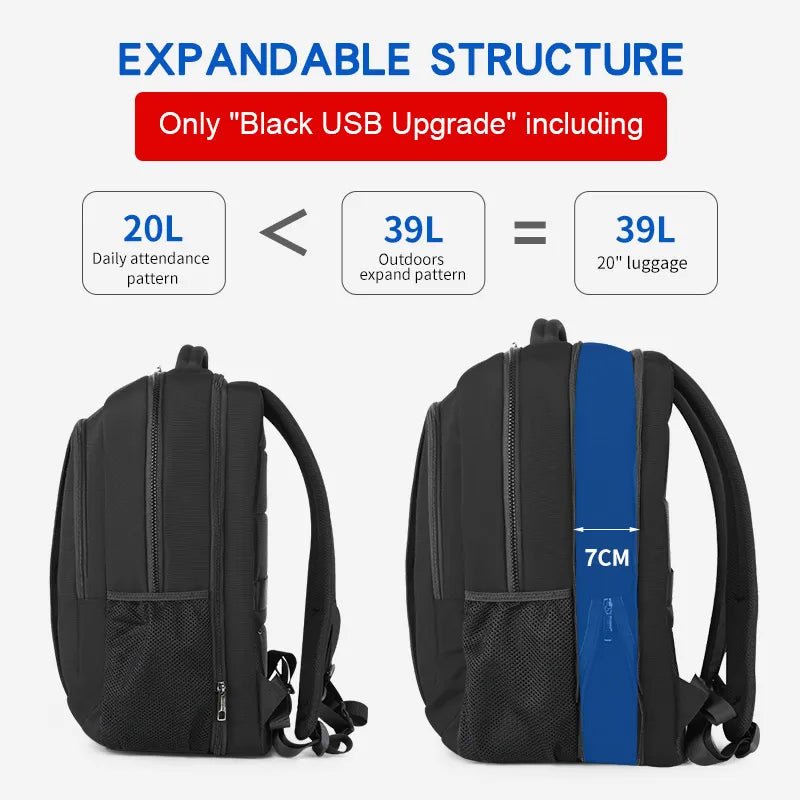 Lifetime Warranty Men's Backpack 14 15.6 17.3inch Laptop Backpack Bag For Men Anti Theft School Backpack Male Travel Bag Mochila - Too-Eazy