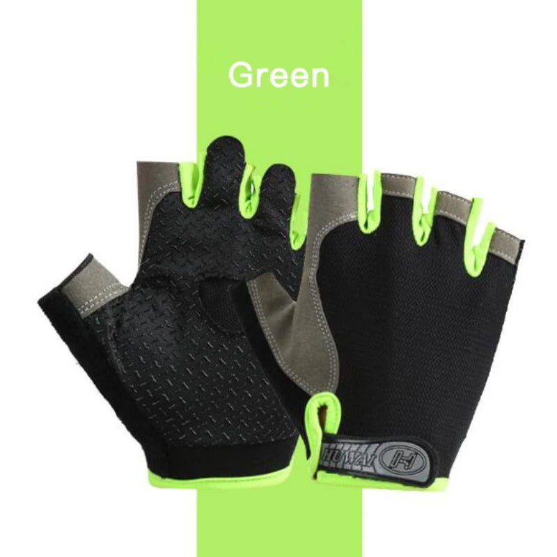 Half Finger Gloves Anti-Slip Anti-sweat Gym Fitness Fishing Cycling Gloves Outdoor Summer UV Protection Gloves Cycling Equipment - Too-Eazy