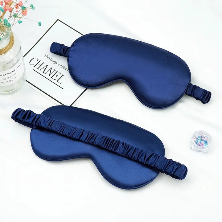 Imitated Silk Eye Patch Shading Sleep Eye Mask Eyepatch Travel Relax Cover Eyeshade Health Sleeping Shield Eye Care Tools - Too-Eazy