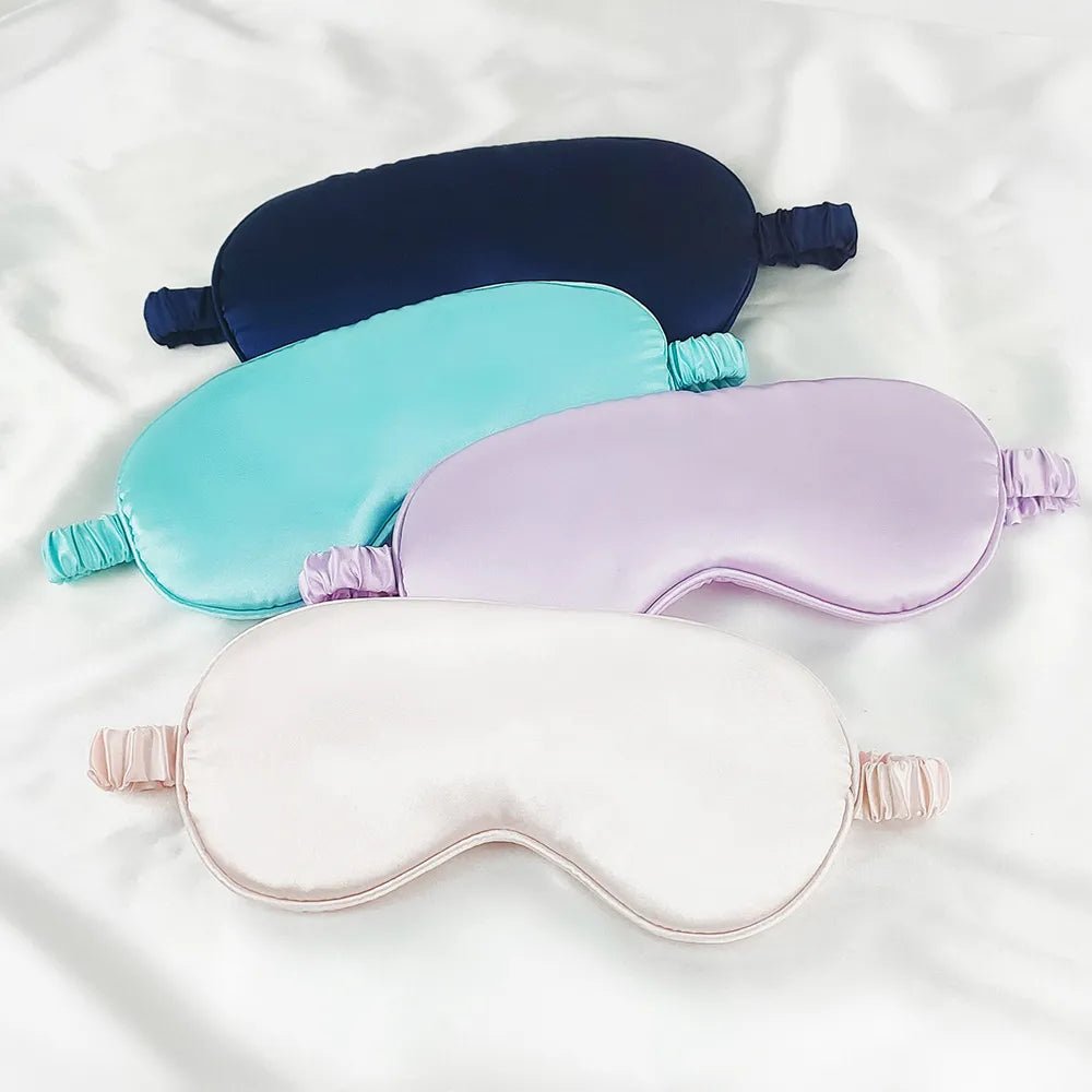 Imitated Silk Eye Patch Shading Sleep Eye Mask Eyepatch Travel Relax Cover Eyeshade Health Sleeping Shield Eye Care Tools - Too-Eazy