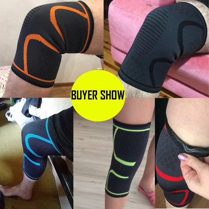 1PCS Fitness Running Cycling Knee Support Braces Elastic Nylon Sport Compression Knee Pad Sleeve for Basketball Volleyball - Too-Eazy