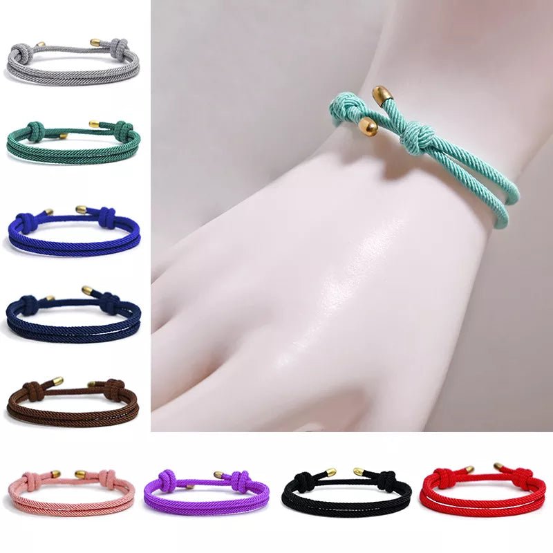 2023 Minimalist Milan Rope Bracelets Men Women Handmade Adjustable Red Thread Bracelet Couple Braclet Best Friend Gift - Too-Eazy