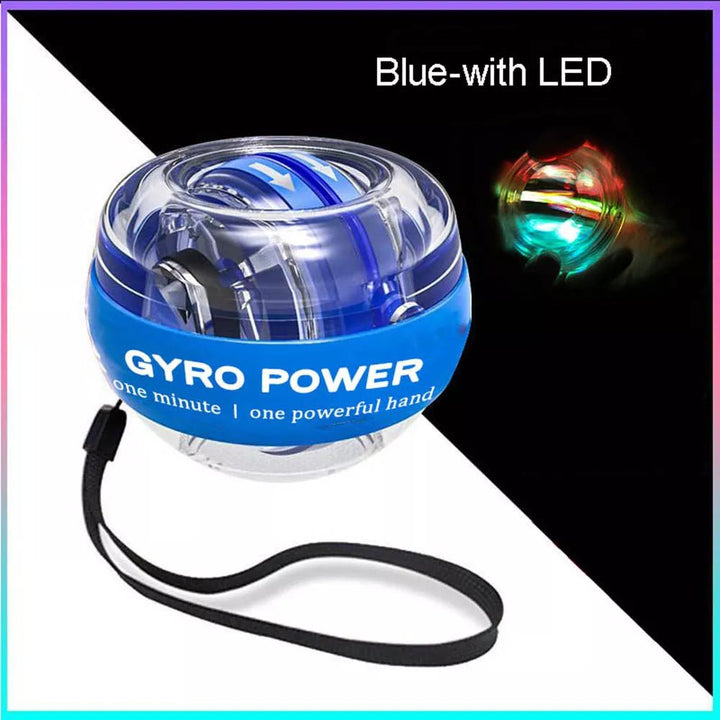 LED Powerball Gyroscopic Power Wrist Ball Self-starting Gyro Ball Gyroball Arm Hand Muscle Force Trainer Exercise Strengthener - Too-Eazy