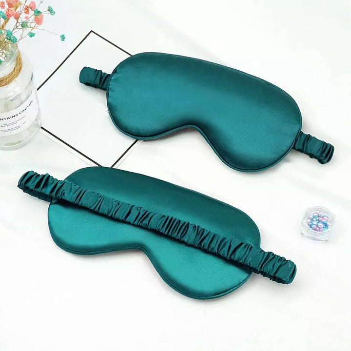 Imitated Silk Eye Patch Shading Sleep Eye Mask Eyepatch Travel Relax Cover Eyeshade Health Sleeping Shield Eye Care Tools - Too-Eazy