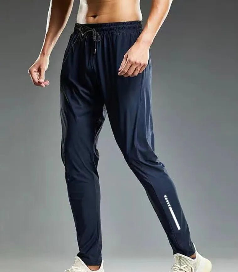 Summer Elastic Men Running Sport Pants Jogging Sweatpants Casual Outdoor Training Gym Fitness Trousers - Too-Eazy