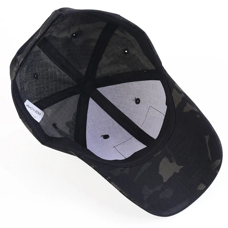 1PCS Military Baseball Caps Camouflage Tactical Army Soldier Combat Paintball Adjustable Summer Snapback Sun Hats Men Women - Too-Eazy