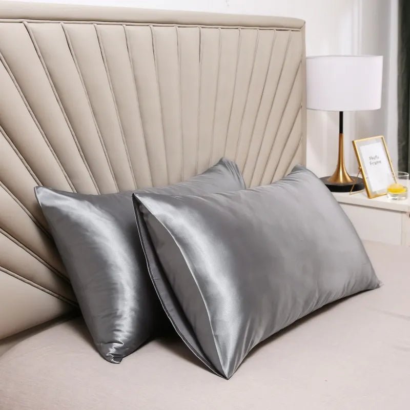 Pillowcase 100% Silk Pillow Cover Silky Satin Hair Beauty Pillow case Comfortable Pillow Case Home Decor wholesale - Too-Eazy