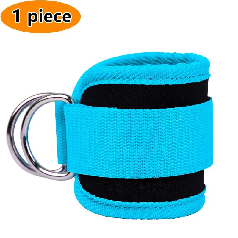 Gym Ankle Straps Double D-Ring Adjustable Neoprene Padded Cuffs Ankle Weight Leg Training Brace Support Sport Safety Abductors - Too-Eazy