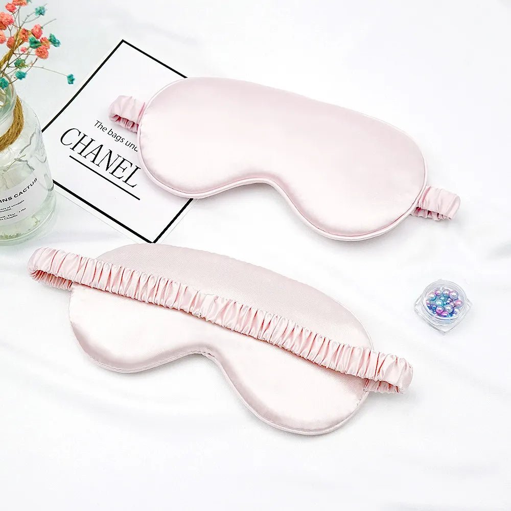 Imitated Silk Eye Patch Shading Sleep Eye Mask Eyepatch Travel Relax Cover Eyeshade Health Sleeping Shield Eye Care Tools - Too-Eazy