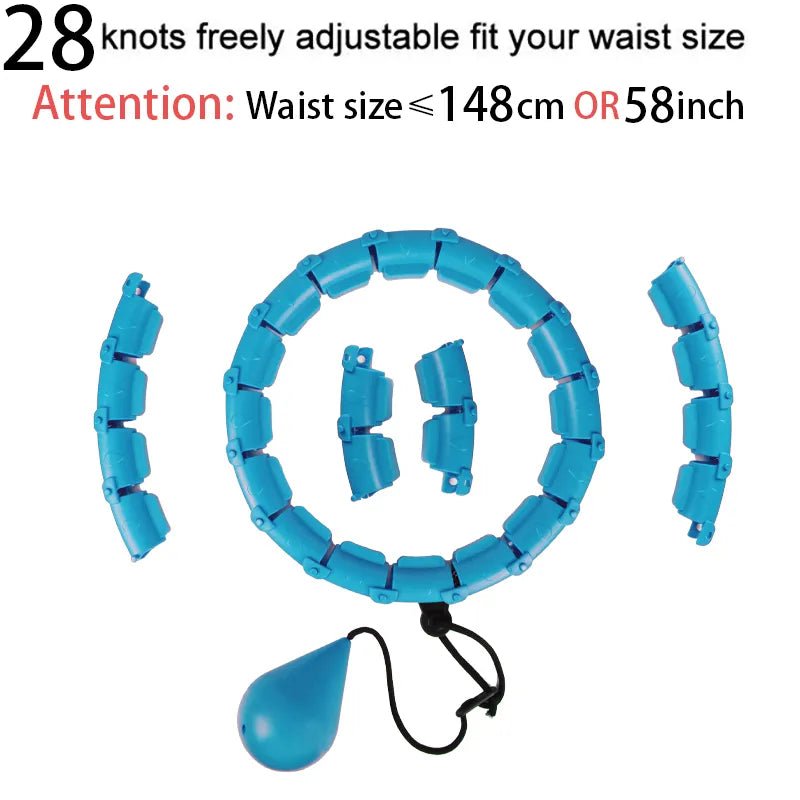 32/20/24/28 Adjustable Sport Hoops Thin Waist Exercise Detachable Massage Hoops Fitness Equipment Gym Home Training Weight loss - Too-Eazy