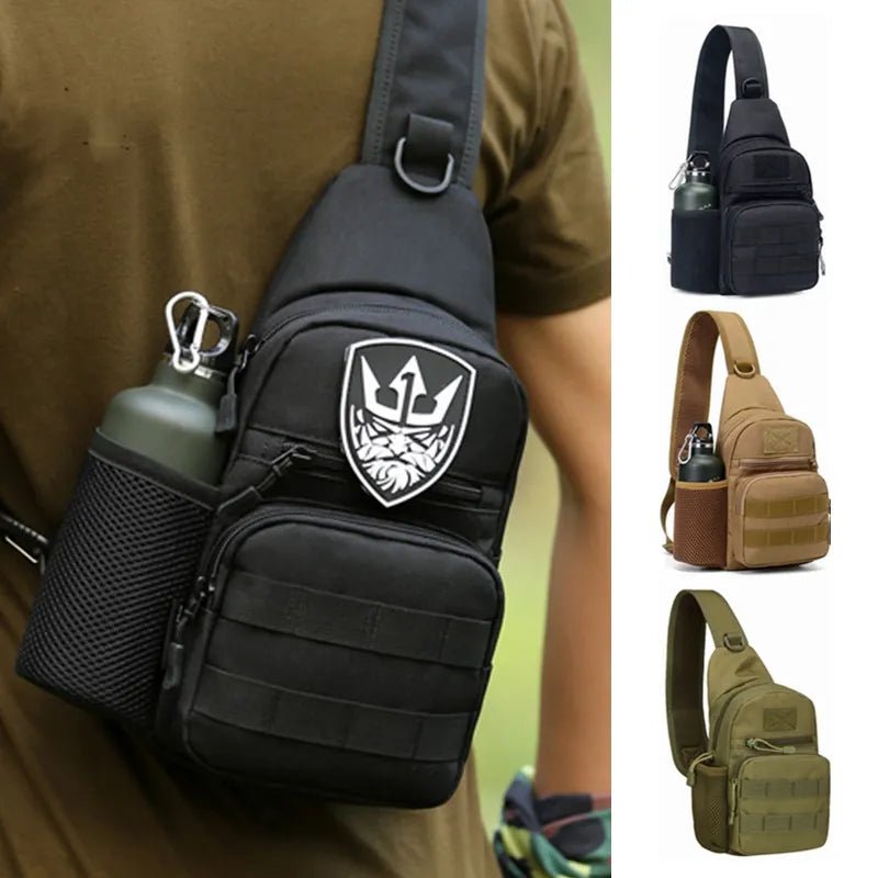 Military Tactical Shoulder Bag Men Hiking Backpack Nylon Outdoor Hunting Camping Fishing Molle Army Trekking Chest Sling Bag - Too-Eazy