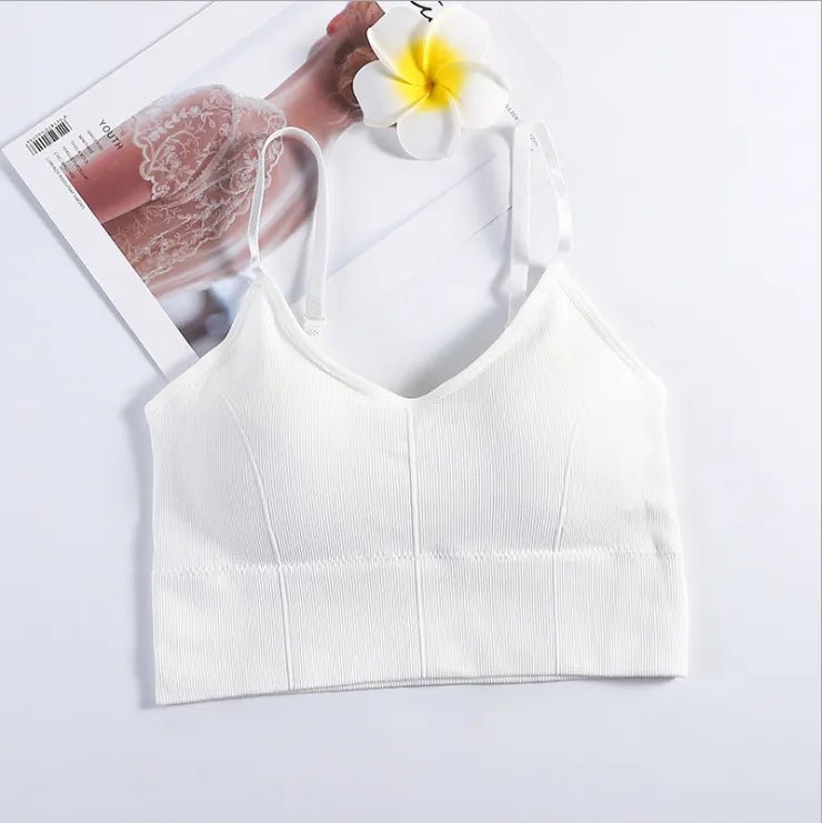 Women Sexy Crop Tops Bra Tube Top Female Streetwear Sleeveless Seamless Sports Bra Crop Camis Top Tee Bandeau Top Basic Tank - Too-Eazy