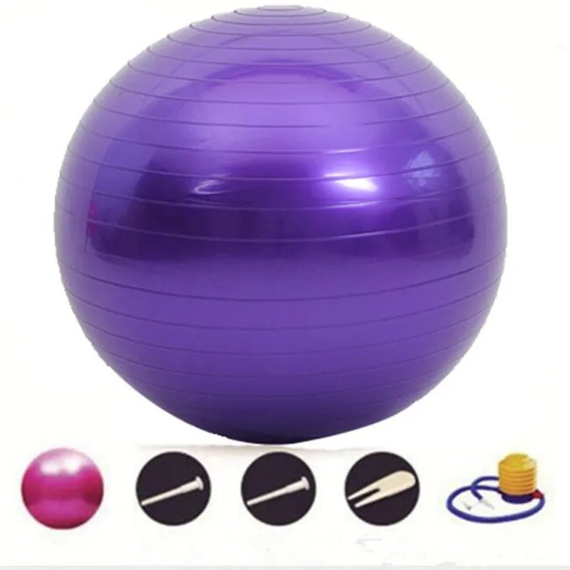 45/25cm Yoga Ball Exercise Gymnastic Fitness Pilates Ball Balance Exercise Gym Fitness Yoga Core Ball Indoor Training Yoga Ball - Too-Eazy