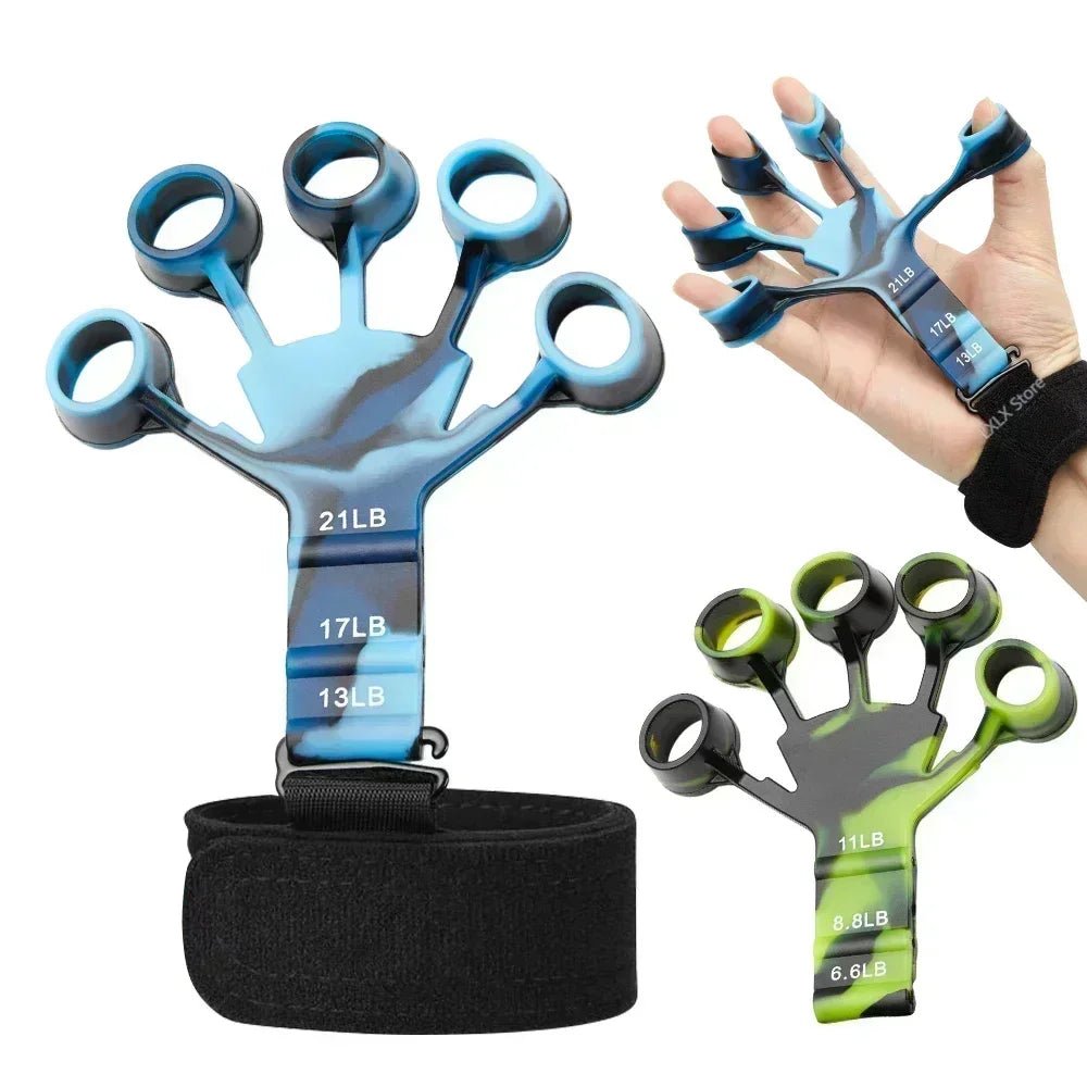 Training & Exercise 6 Resistance Hand Expander Finger Grip Sport Gym Training Accessories Trainning & Exercise Gripster Fitness - Too-Eazy