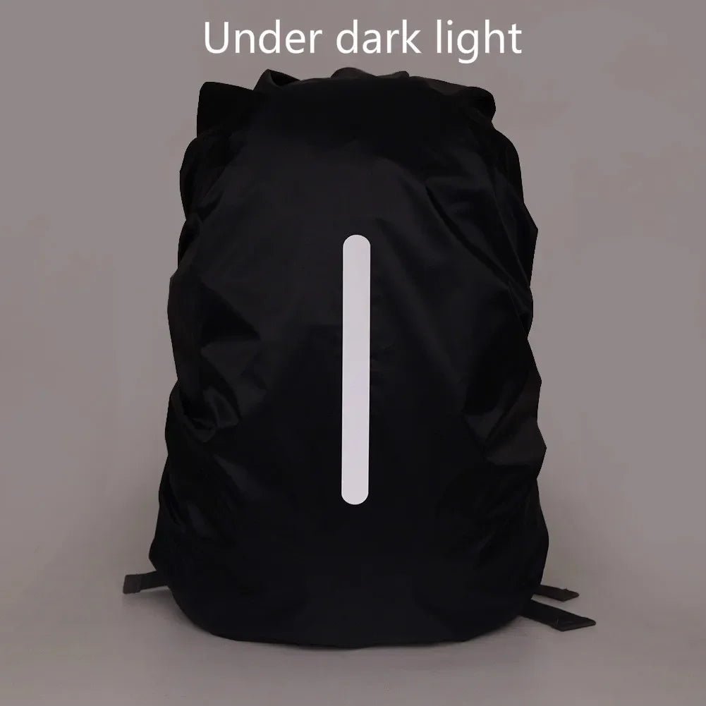 Reflective Waterproof Backpack Rain Cover Outdoor Sport Night Cycling Safety Light Raincover Case Bag Camping Hiking 25-75L - Too-Eazy