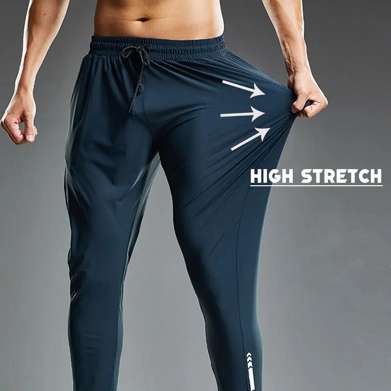 Summer Elastic Men Running Sport Pants Jogging Sweatpants Casual Outdoor Training Gym Fitness Trousers - Too-Eazy