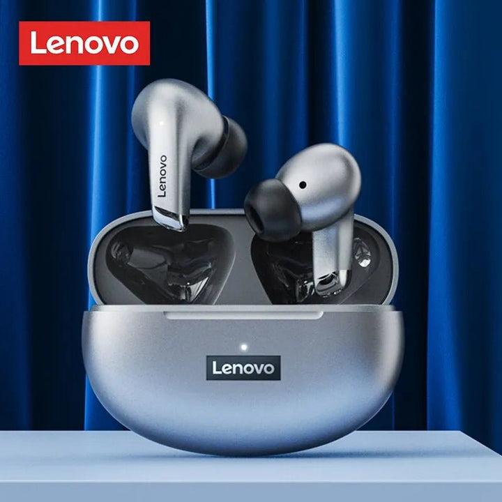 Original Lenovo LP5 Wireless Bluetooth Earbuds HiFi Music Earphones Headphones Sports Waterproof Headset With Mic Earbuds New - Too-Eazy