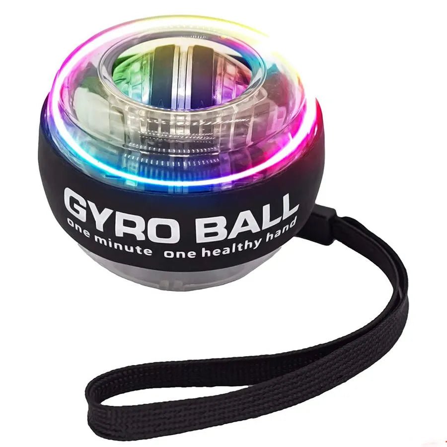 LED Powerball Gyroscopic Power Wrist Ball Self-starting Gyro Ball Gyroball Arm Hand Muscle Force Trainer Exercise Strengthener - Too-Eazy