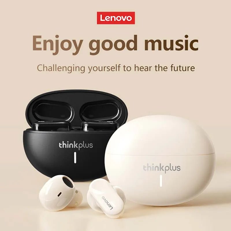 Original Lenovo LP19 Bluetooth 5.1 Earphones TWS Sports Headphones Wireless In-Ear Earbuds Dual HD Microphone Headset 2023 New - Too-Eazy