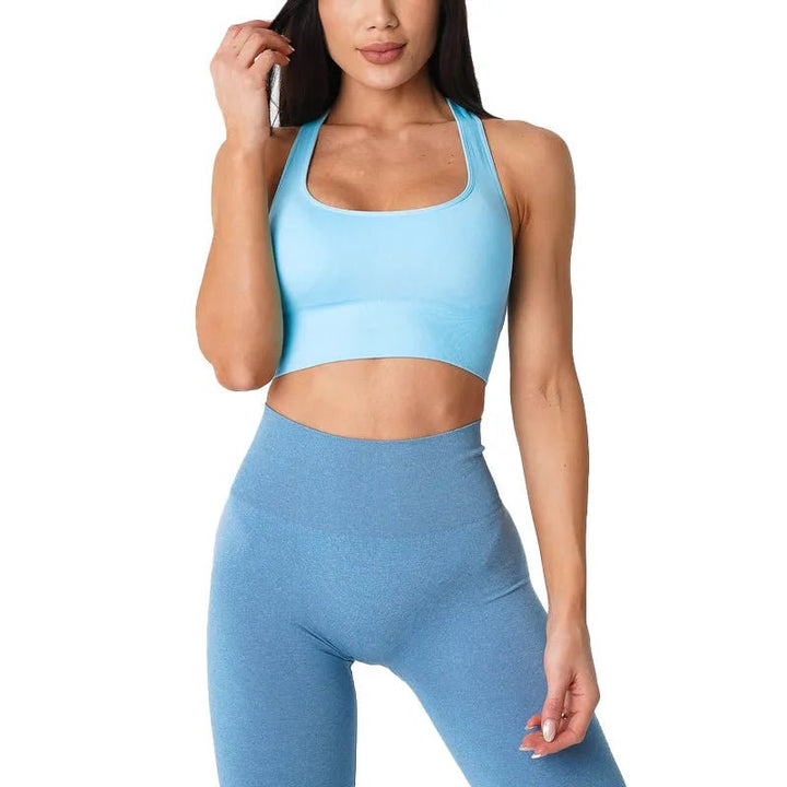 Nvgtn Ignite Seamless Bra Spandex Top Woman Fitness Elastic Breathable Breast Enhancement Leisure Sports Underwear - Too-Eazy