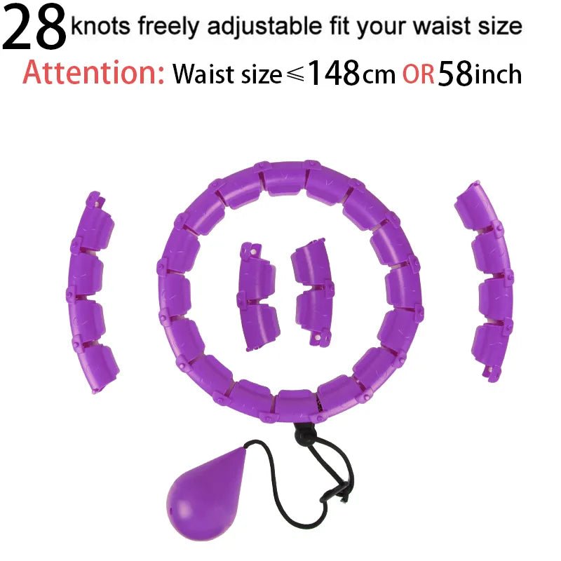 32/20/24/28 Adjustable Sport Hoops Thin Waist Exercise Detachable Massage Hoops Fitness Equipment Gym Home Training Weight loss - Too-Eazy