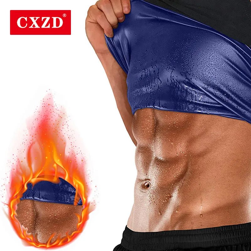 Men Neoprene Sweat Sauna Vest Waist Trainer Slimming Body Shapers Vest Shapewear Corset Gym Underwear Women Fat Burn Tank Top - Too-Eazy