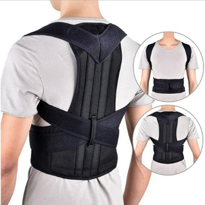 Adult Posture Corrector Hunchback Support Back Trainer Adjustable Correction Belt Unisex Back Brace - Too-Eazy