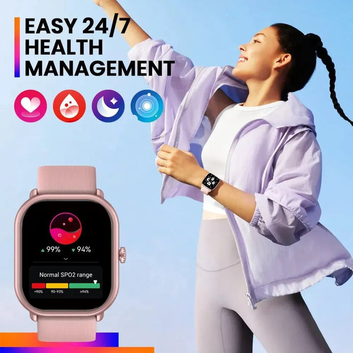 New Zeblaze GTS 3 Pro Voice Calling Smart Watch Ultra-big HD AMOLED Screen Health and Fitness Tracking Smartwatch for Men Women - Too-Eazy