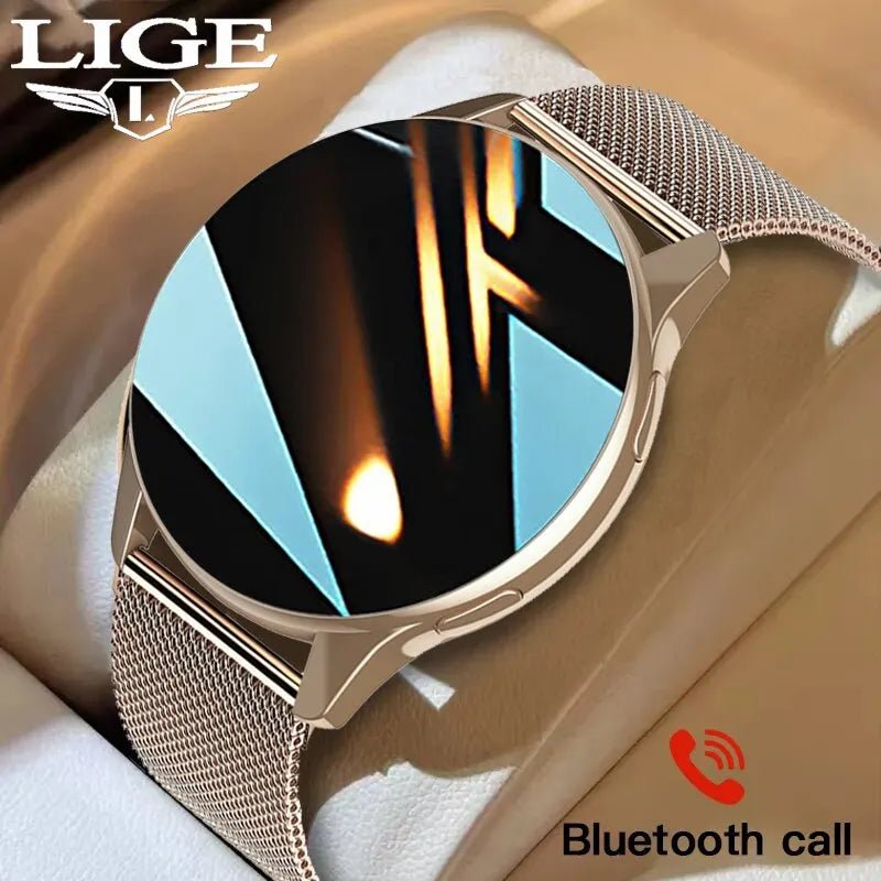 LIGE Men Smart Watch Women Heart Rate Blood Pressure Monitoring Bluetooth Call Smart Watches Men IP67 Waterproof Men Smartwatch - Too-Eazy