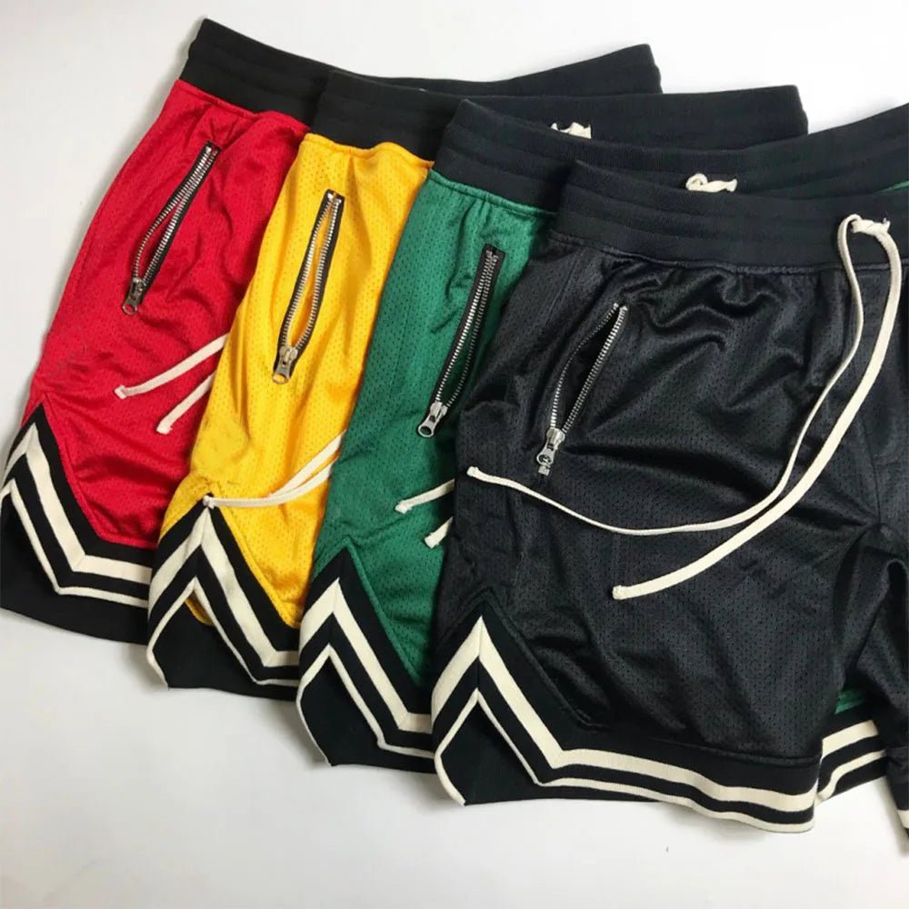 Men's Sports Basketball Shorts Mesh Quick Dry Gym Shorts for Summer Fitness Joggers Casual Breathable Short Pants Scanties Male - Too-Eazy