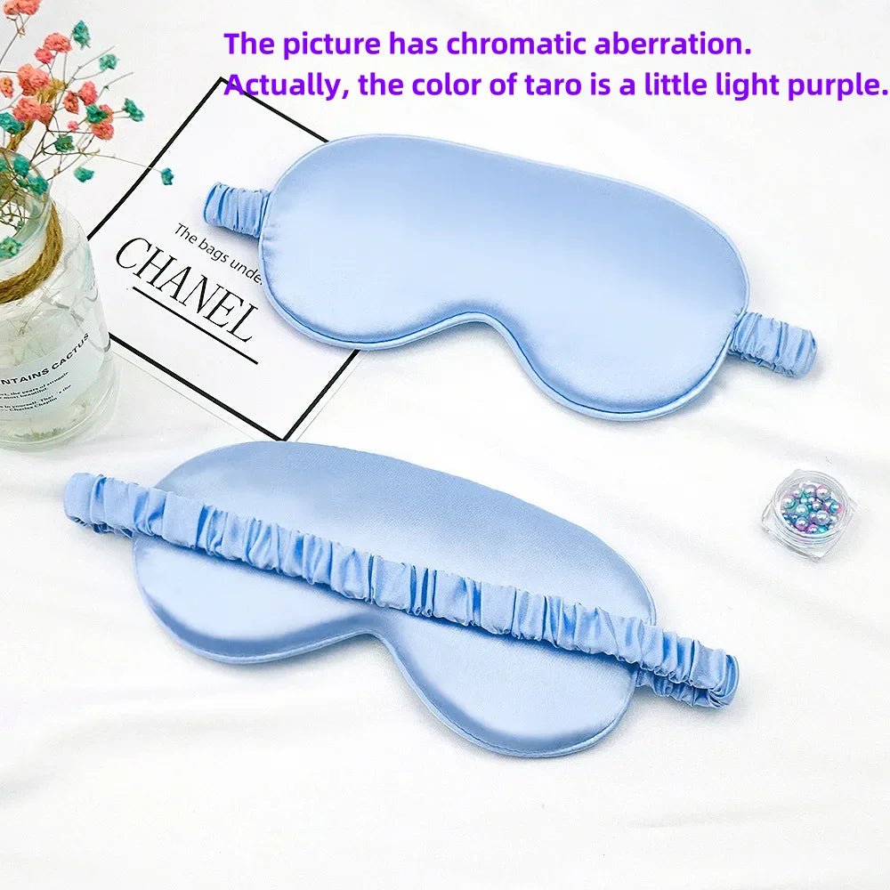 Imitated Silk Eye Patch Shading Sleep Eye Mask Eyepatch Travel Relax Cover Eyeshade Health Sleeping Shield Eye Care Tools - Too-Eazy