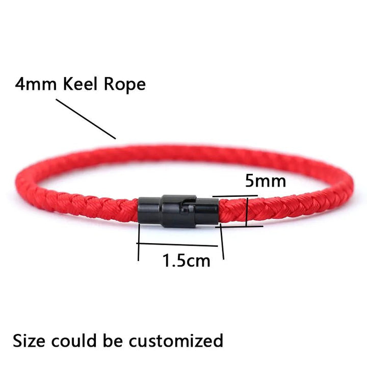 Grade A Keel Rope Bracelet Men Femme Lucky Red Thread Braclet Attract Mirco Magentic Couple Braslet Wealth Prosperity Brazalete - Too-Eazy