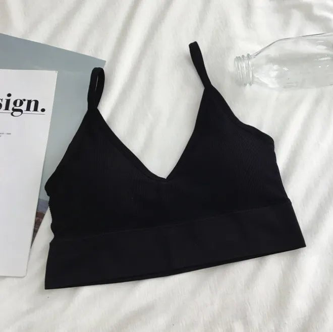 Women Sexy Crop Tops Bra Tube Top Female Streetwear Sleeveless Seamless Sports Bra Crop Camis Top Tee Bandeau Top Basic Tank - Too-Eazy