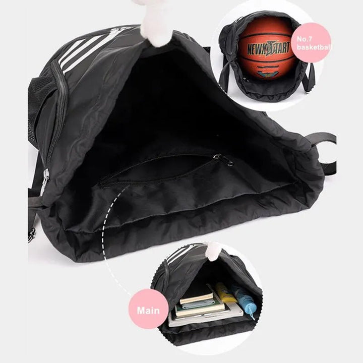 Sport Basketball Backpack Travel Outdoor Waterproof Swimming Fitness Travel Sports Bag Basketball Pouch Hiking Climbing Backpack - Too-Eazy